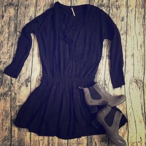 Free People drop waist dress, size 0 keyhole